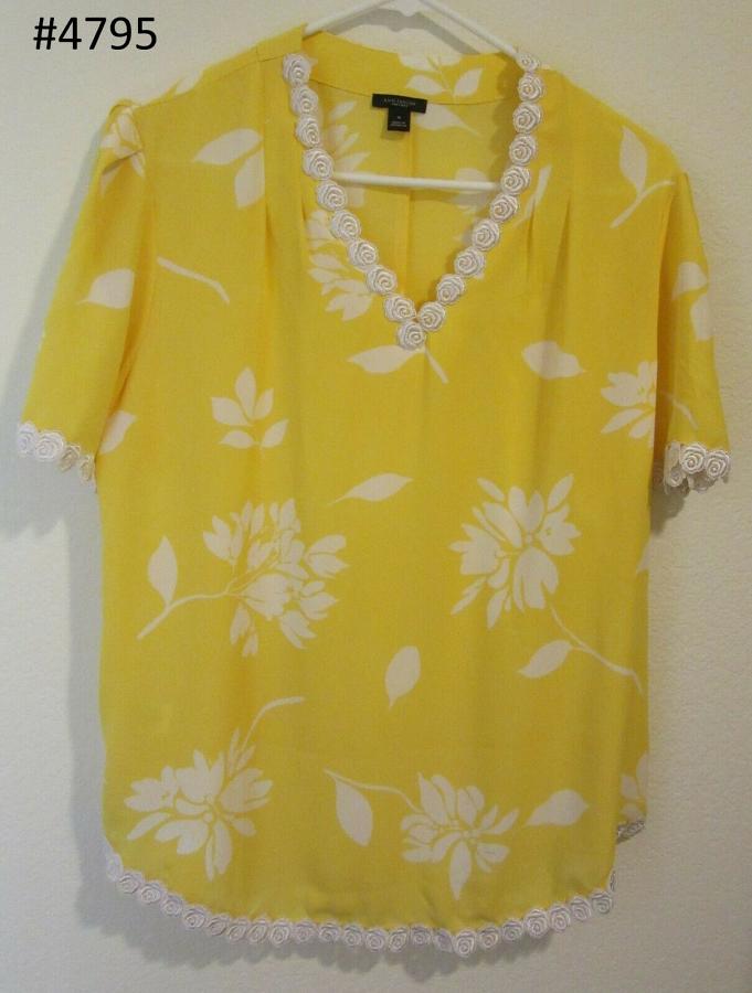 Ann taylor yellow blouse online